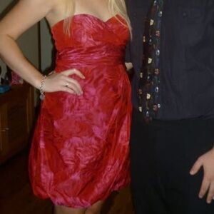 Nanette Lepore Strapless Pink Dress